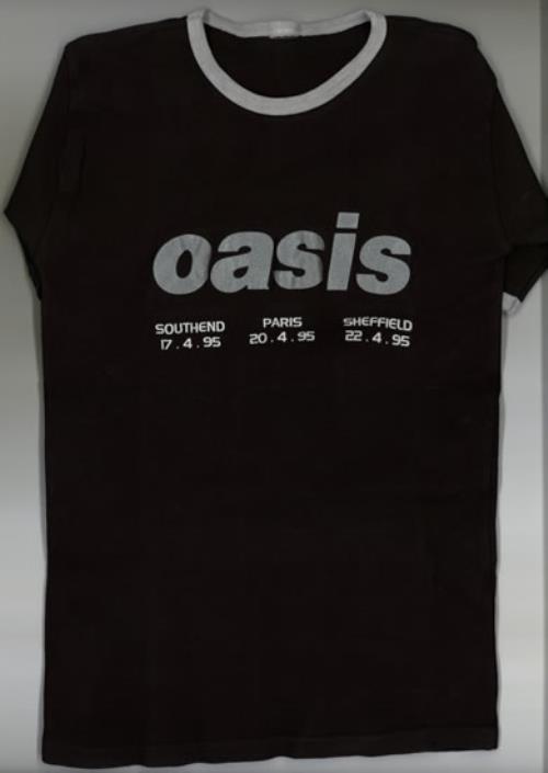 トップス oasis 1995 UK tour vintage t-shirt Oasis 'Summer Tour 1995' Vintage Style T-Shirt | eBay UK